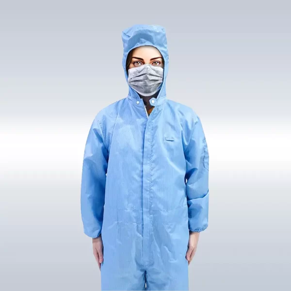 Blue Antistatic Stripe Coveralls