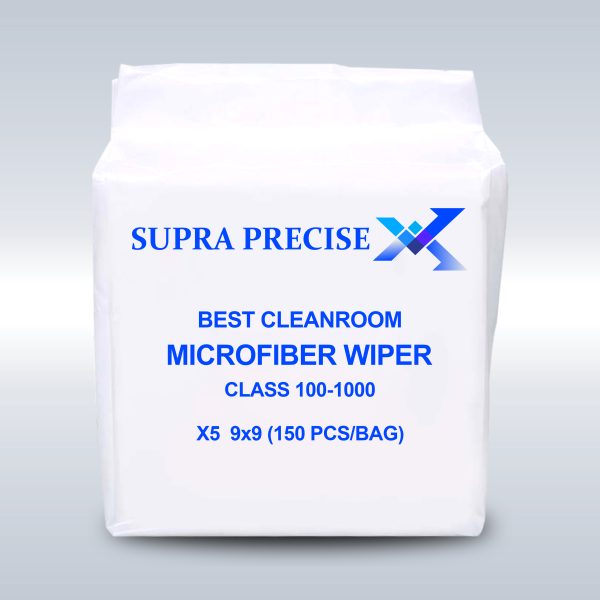 Cleanroom Microfiber Wiper X5 9x9 Inch