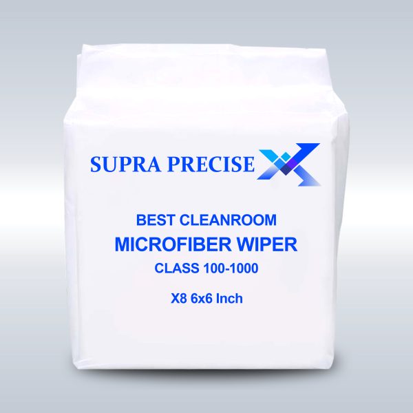 Cleanroom Microfiber Wiper X8 6x6 Inch