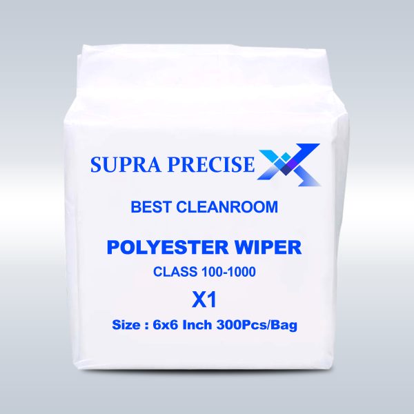 Cleanroom Polyester Wiper X1 6x6 Inch